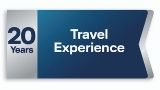 20 Years Travel Experience Seal