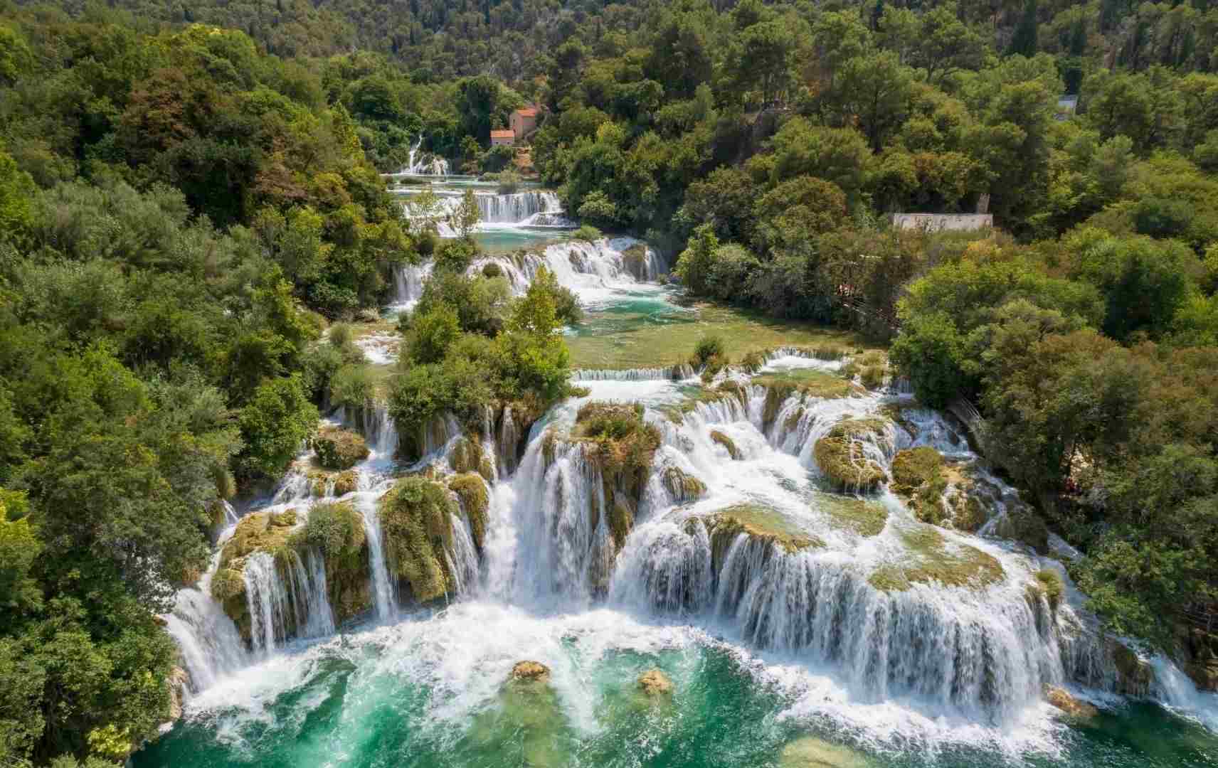 Reiseziel Kroatien - Wasserfall Natur