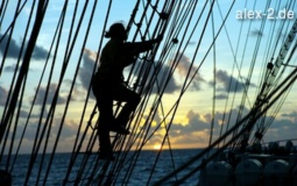 Frau klettert am Segel, Alexander von Humboldt II
