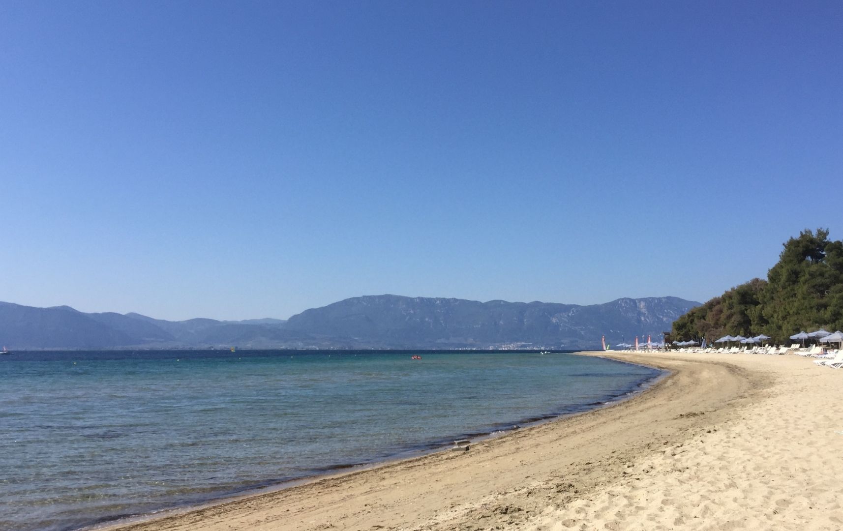 Strand des Club Med in Griechenland