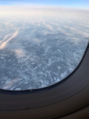 Lappland vom Flugzeug aus