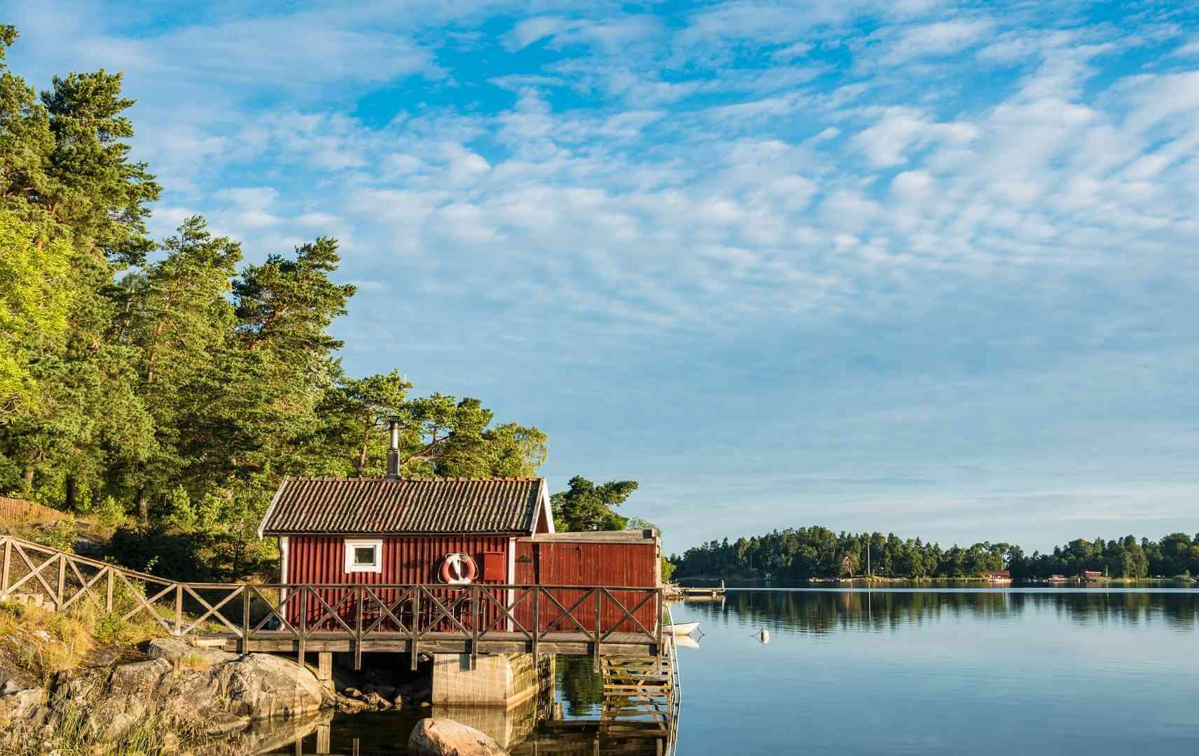Reiseziel Schweden Holzhaus