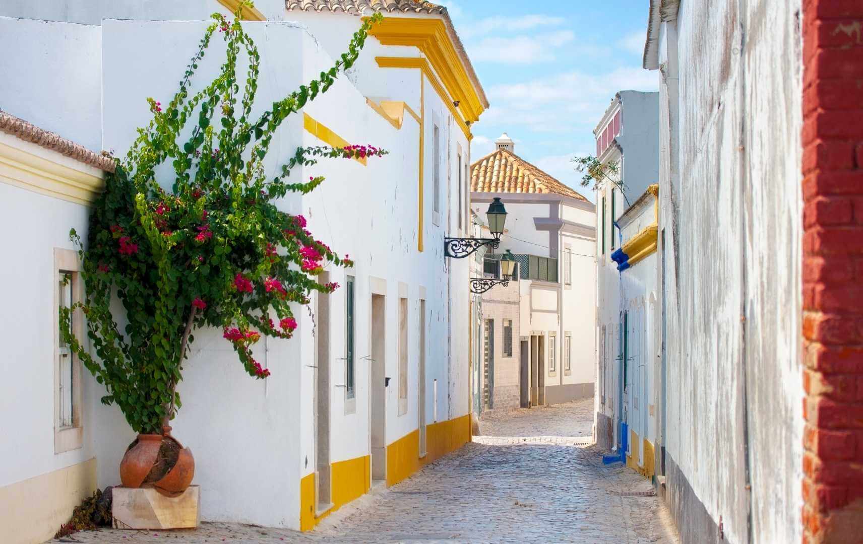 Häuser in Faro, Portugal