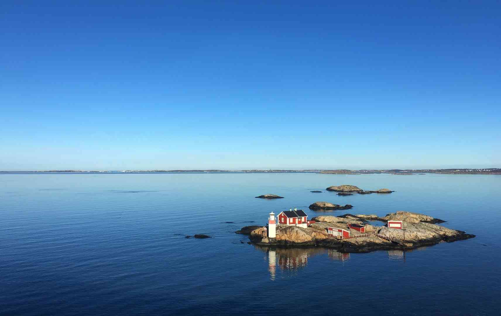 Reiseziel Schweden Holzhäuser Insel