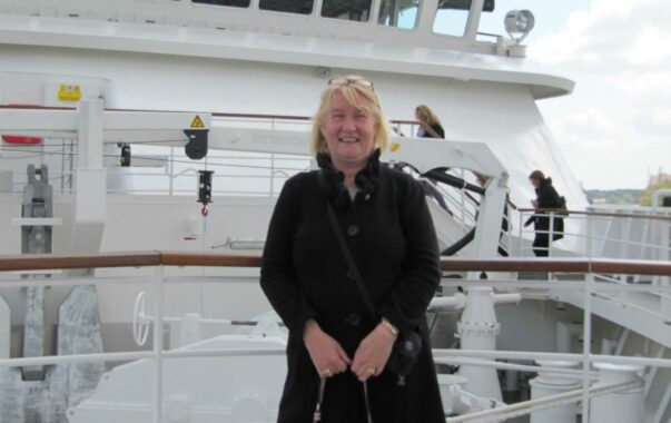 Bettina Heinz an Bord - Hanseatic Nature