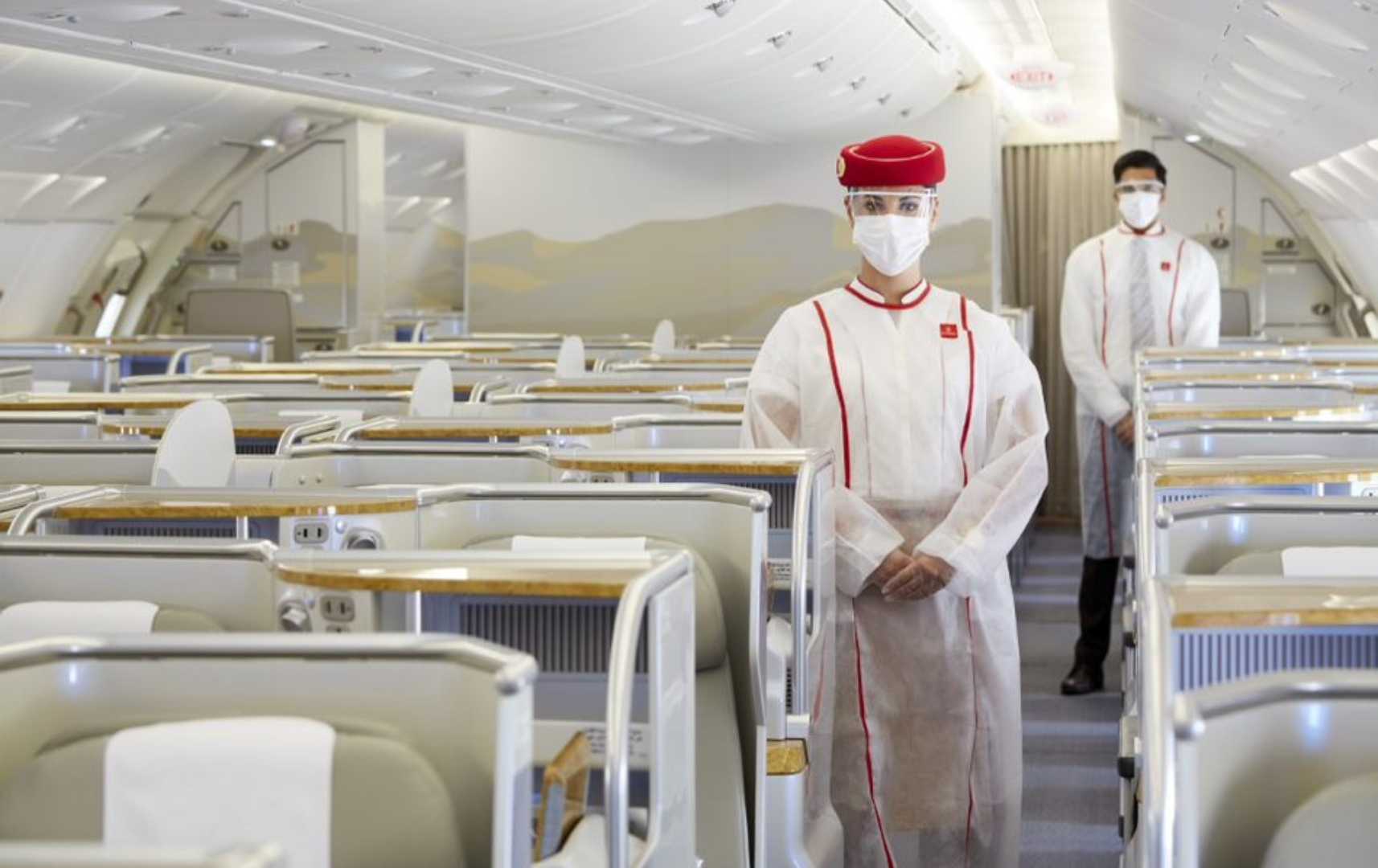 Sicher an Bord von Emirates Flugzeugen