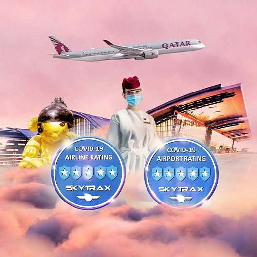 Qatar Airways Skytrax Auszeichnung 5 Sterne