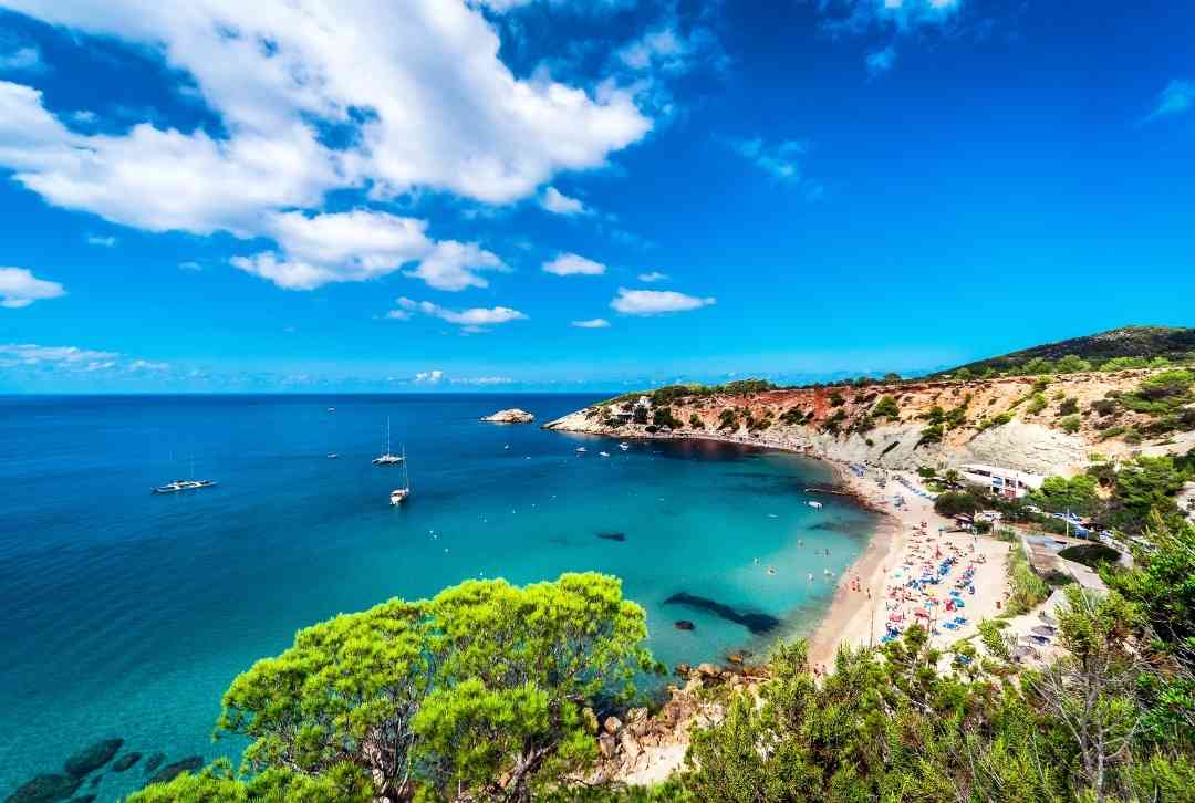 Cala d'Hort Beach auf Ibiza