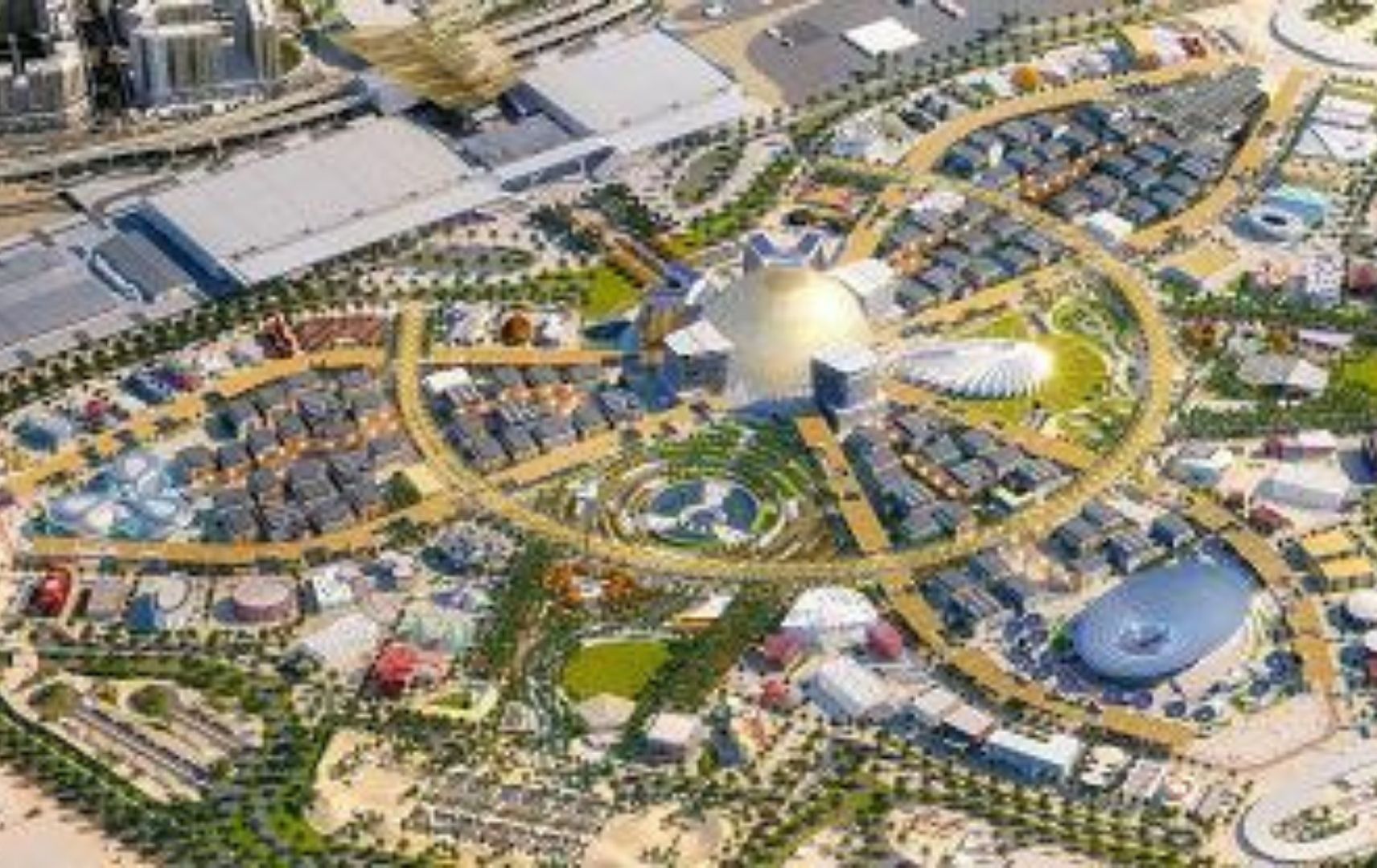 Luftaufnahme Expo-Gelände Dubai