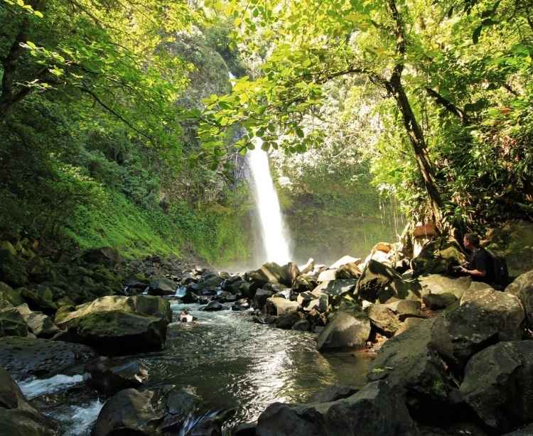 La Fortuna Wasserfall in Costa Rica