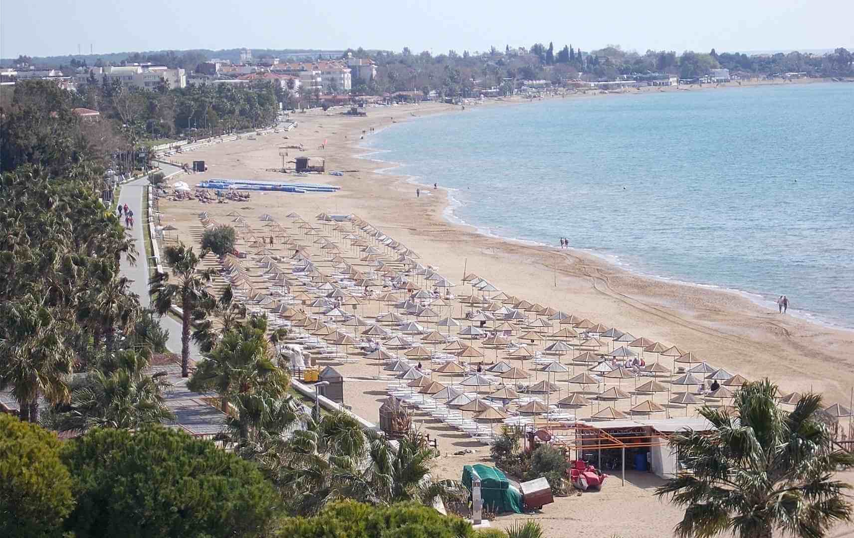 Strandblick vom Hotel Melas Resort