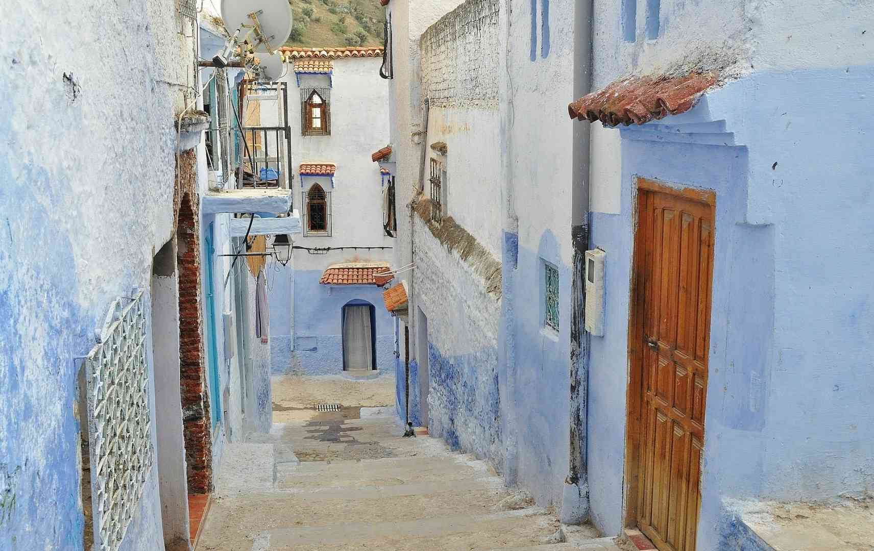 Altstadtgasse in Marokko