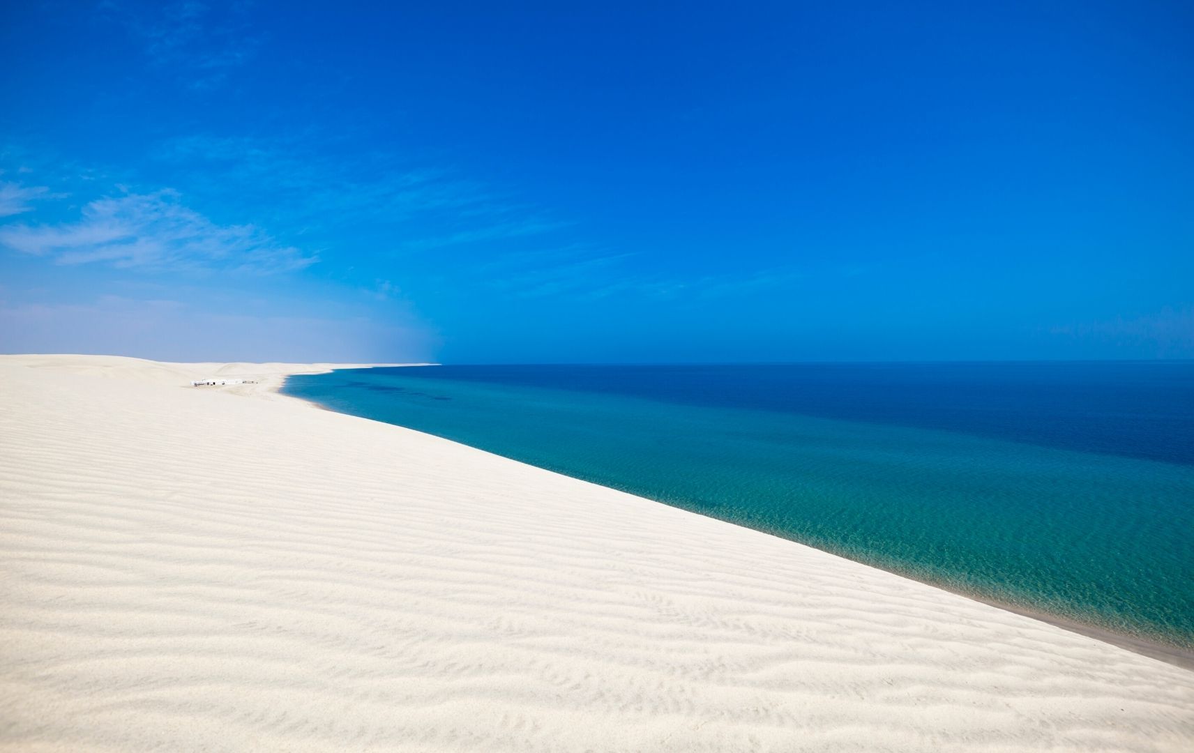 Düne und Meer in Katar