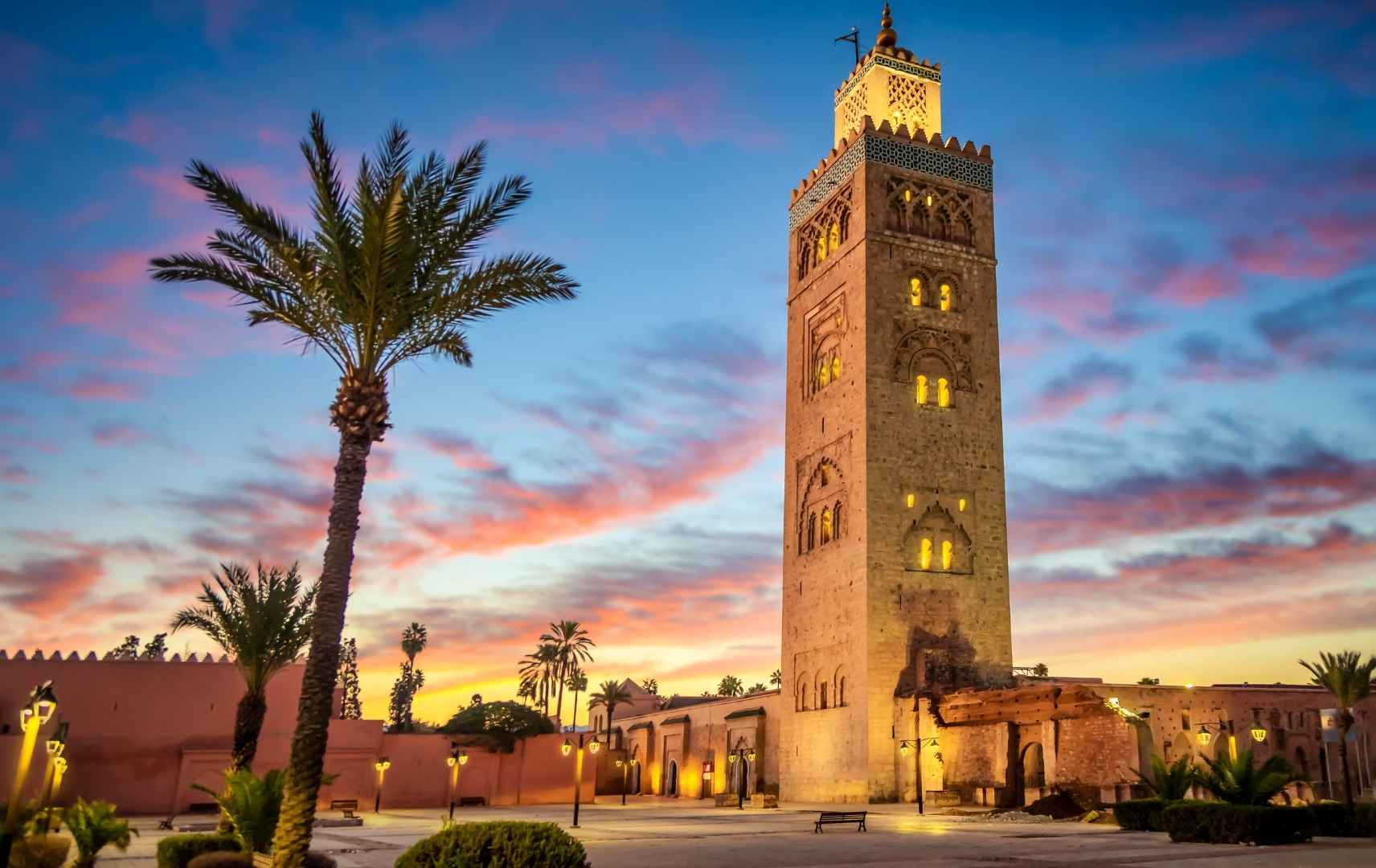 Koutoubia Moschee in Marrakesch