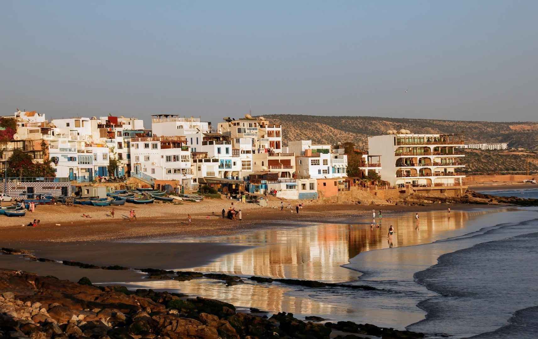 Strand in Taghazout, Agadir