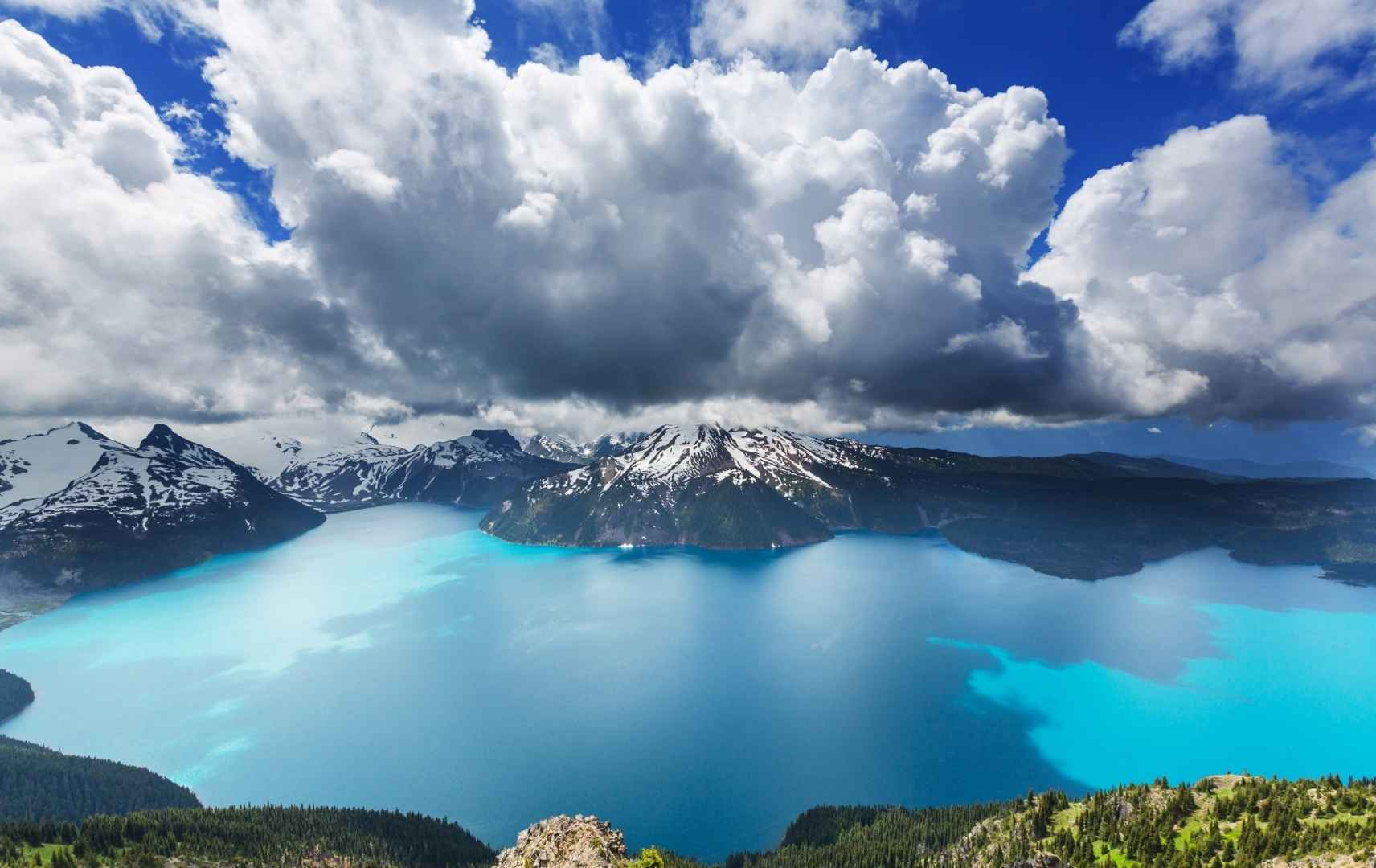 Umgebung von Vancouver, British Columbia Bergseen und Berge