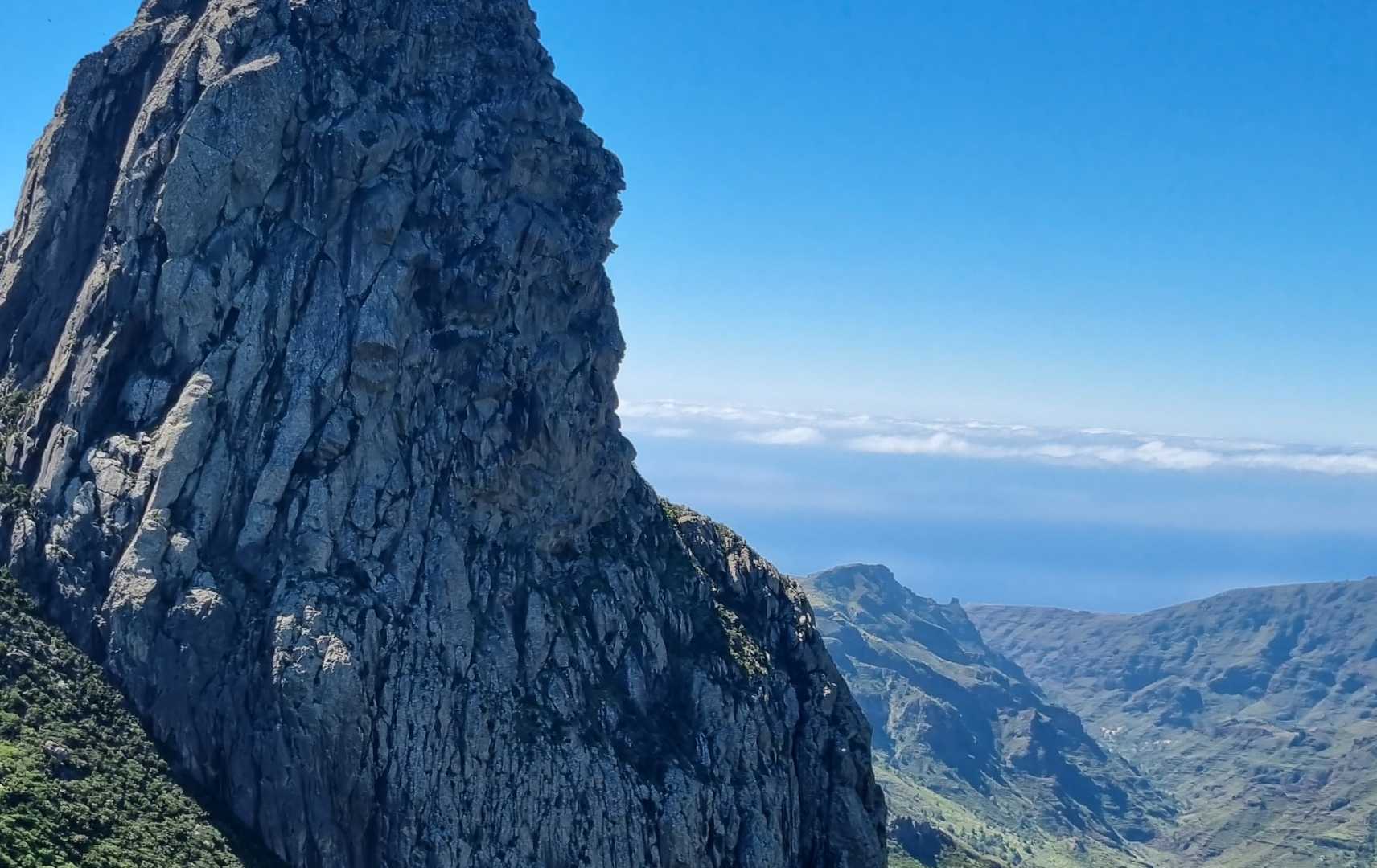 Bergwelt in La Gomera auf den Kanaren