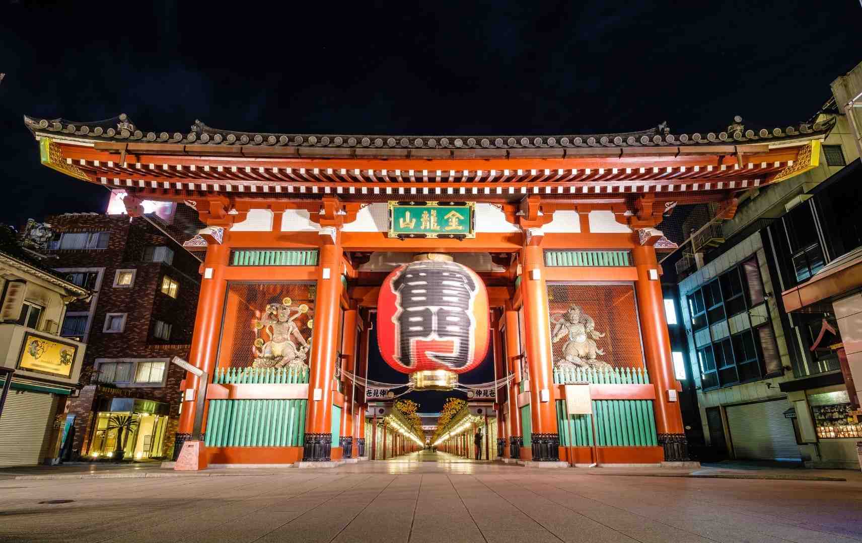 Asakusa Tempel Sensō-ji in Tokio