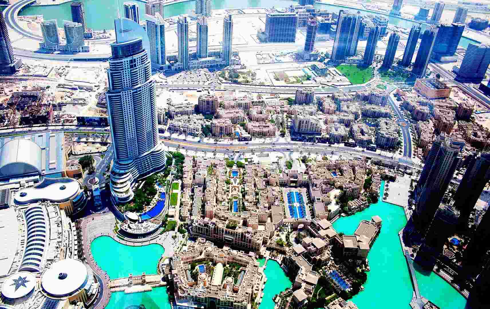 Blick auf Dubai