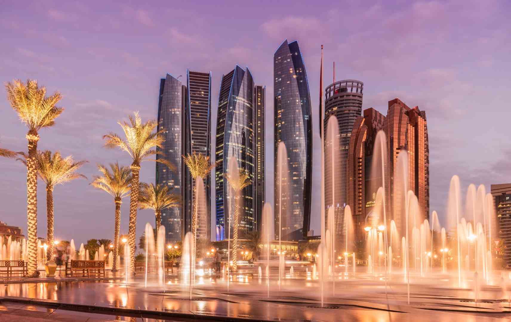 Ethiad Towers in Abu Dhabi