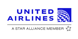 Logo United Airlines mit Star Alliance