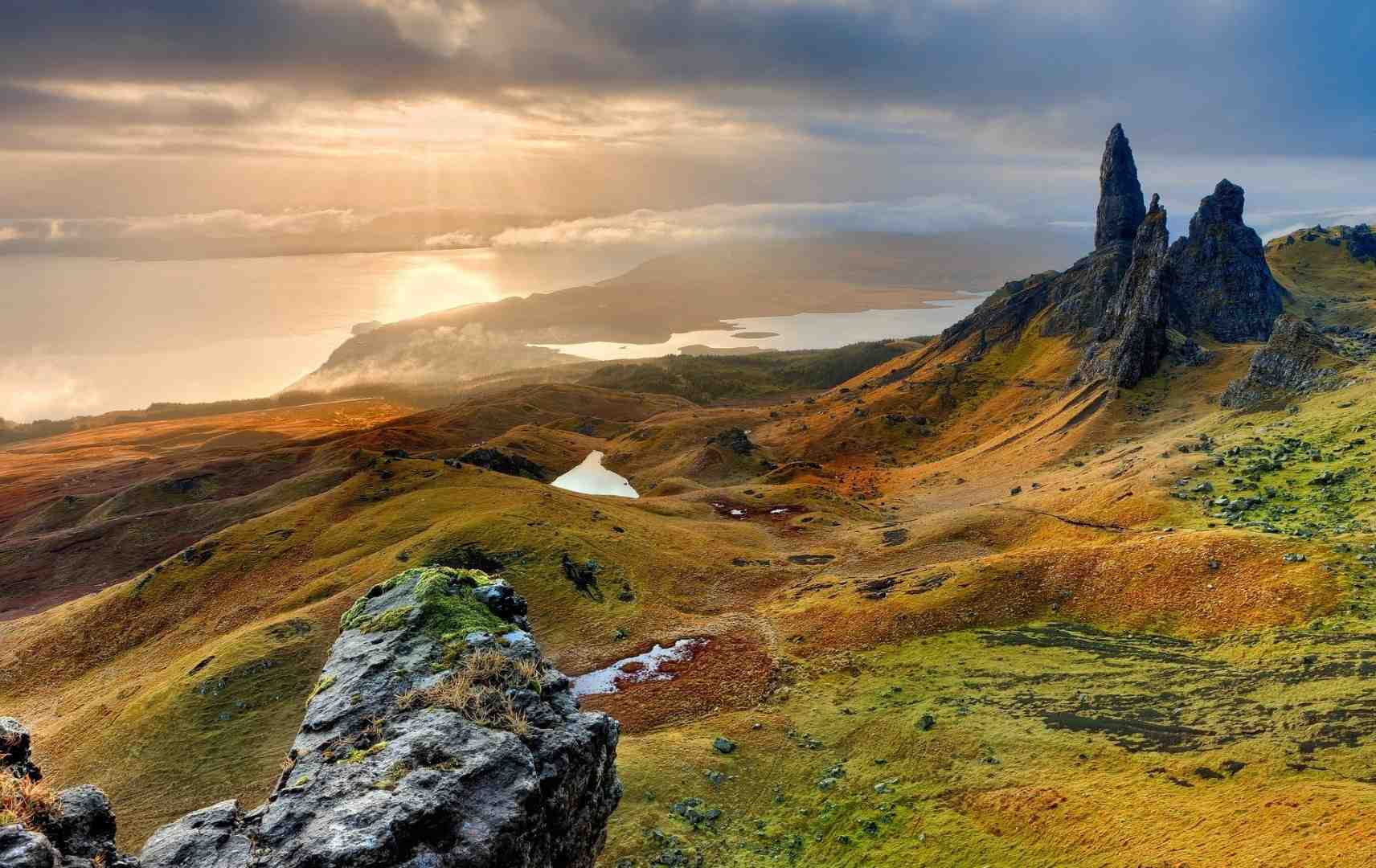 Landschaft in den Schottischen Highlands,