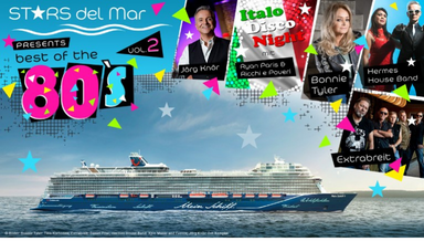 Stars del Mar - Die Partykreuzfahrt an Bord der Mein Schiff 1