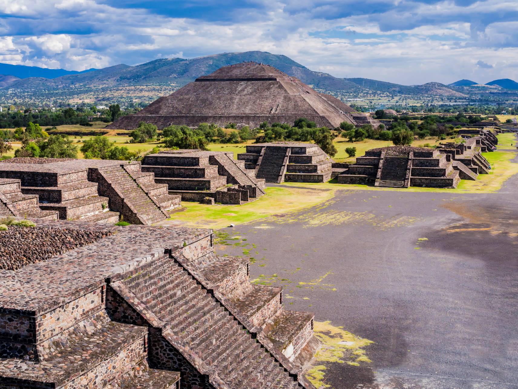 Pyramids Teotihuacan Mexico